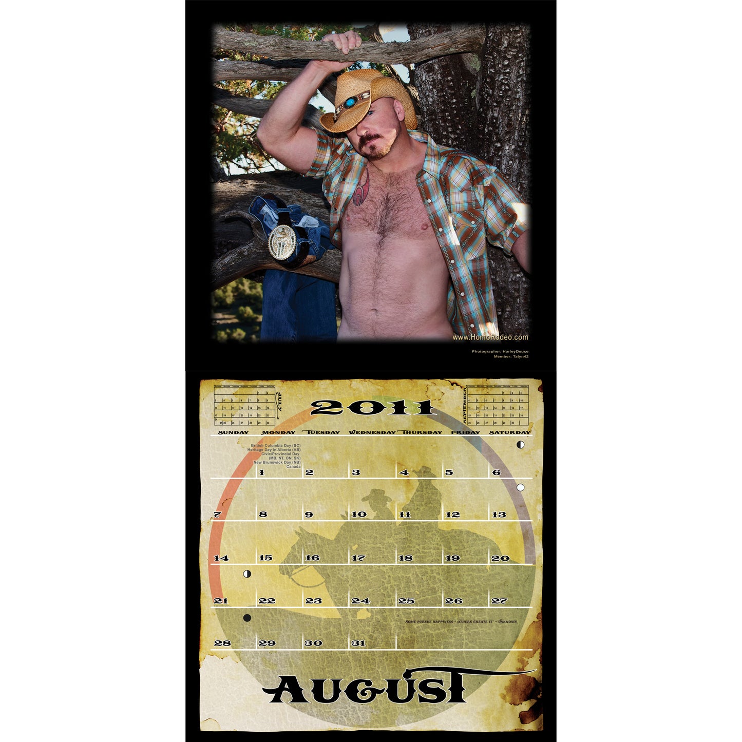 Calendars - 2011 Cowboy Desire *Semi-nude image 9