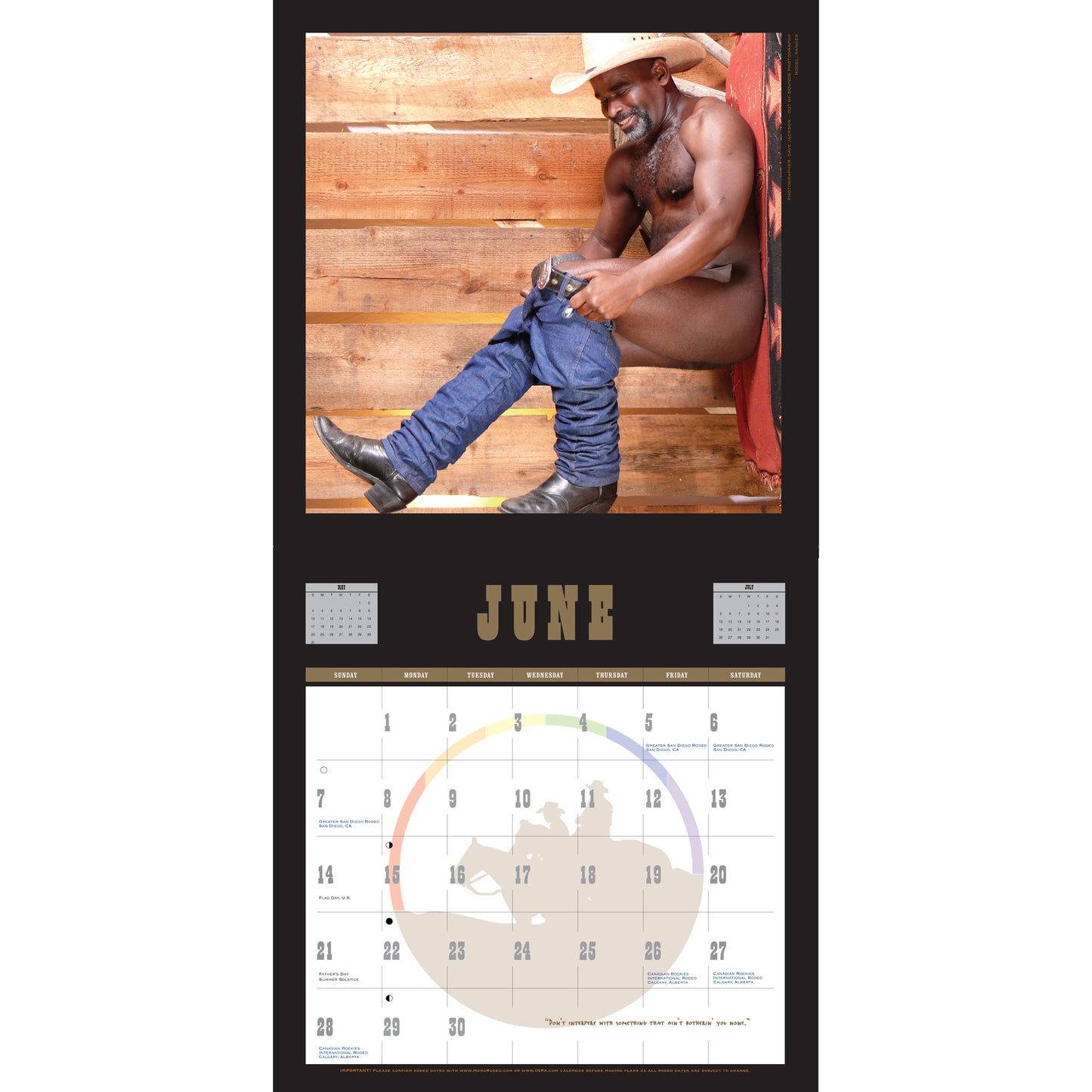 Calendars - 2009 Cowboy Fuel *Semi-nude image 7