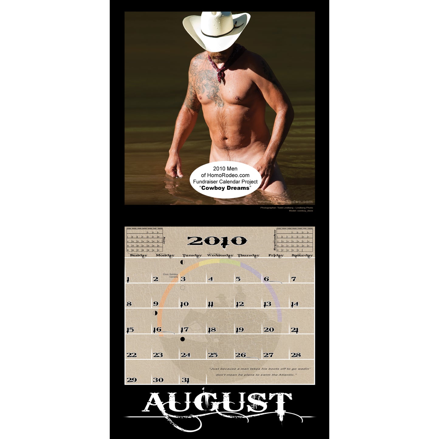 Calendars - 2010 Cowboy Dreams *Full-nude image 9