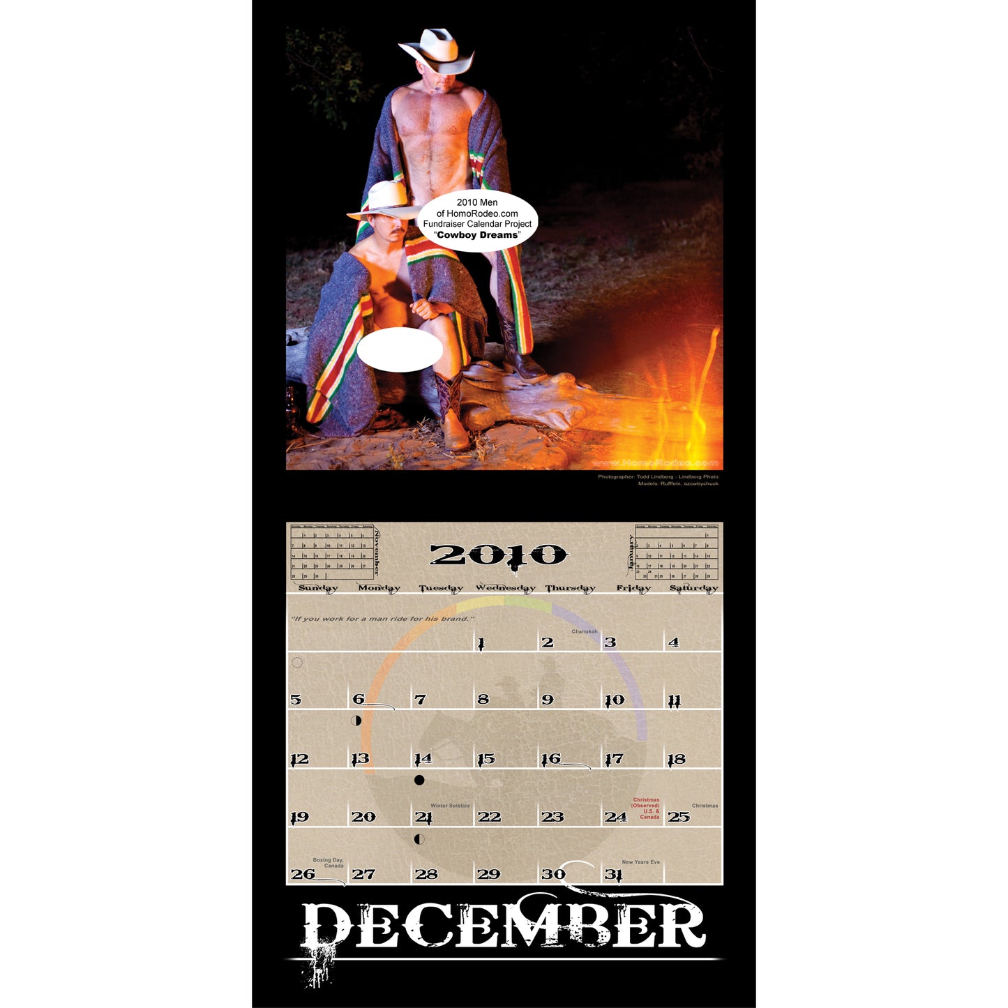 Calendars - 2010 Cowboy Dreams *Full-nude image 13