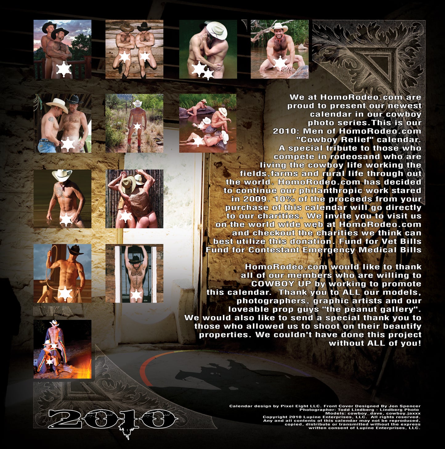 Calendars - 2010 Cowboy Dreams *Full-nude image 1