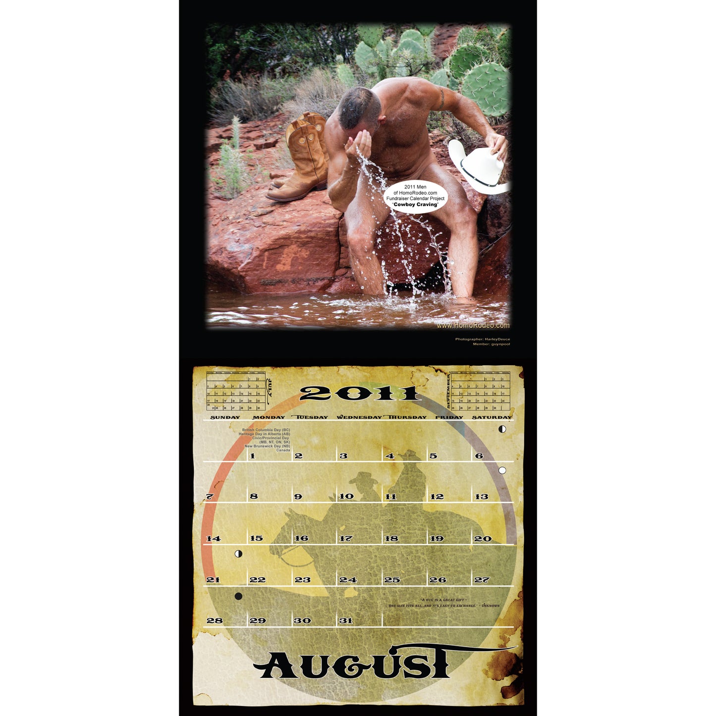 Calendars - 2011 Cowboy Craving *Full-nude image 9