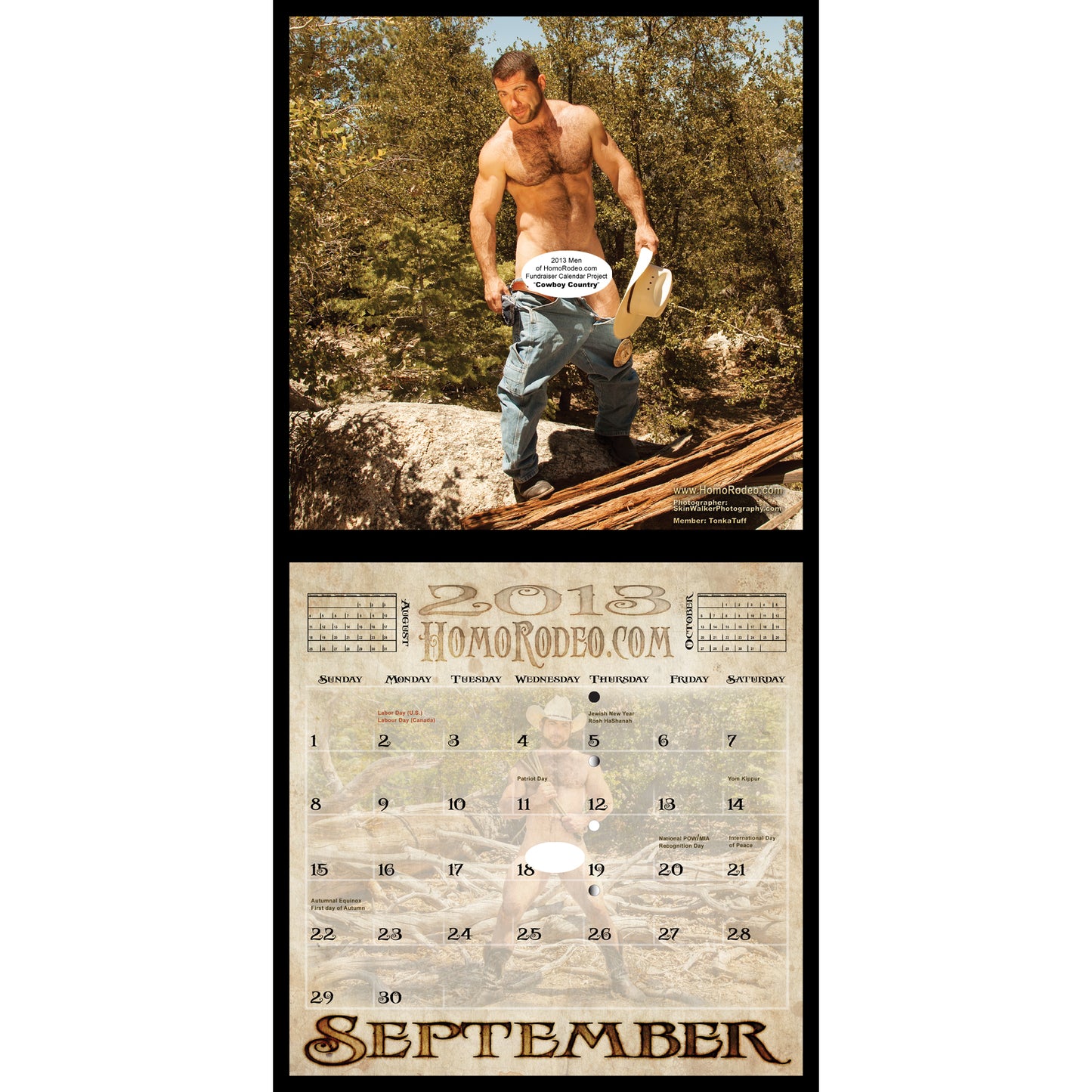 Calendars - 2013 Cowboy Country *Full-nude image 10
