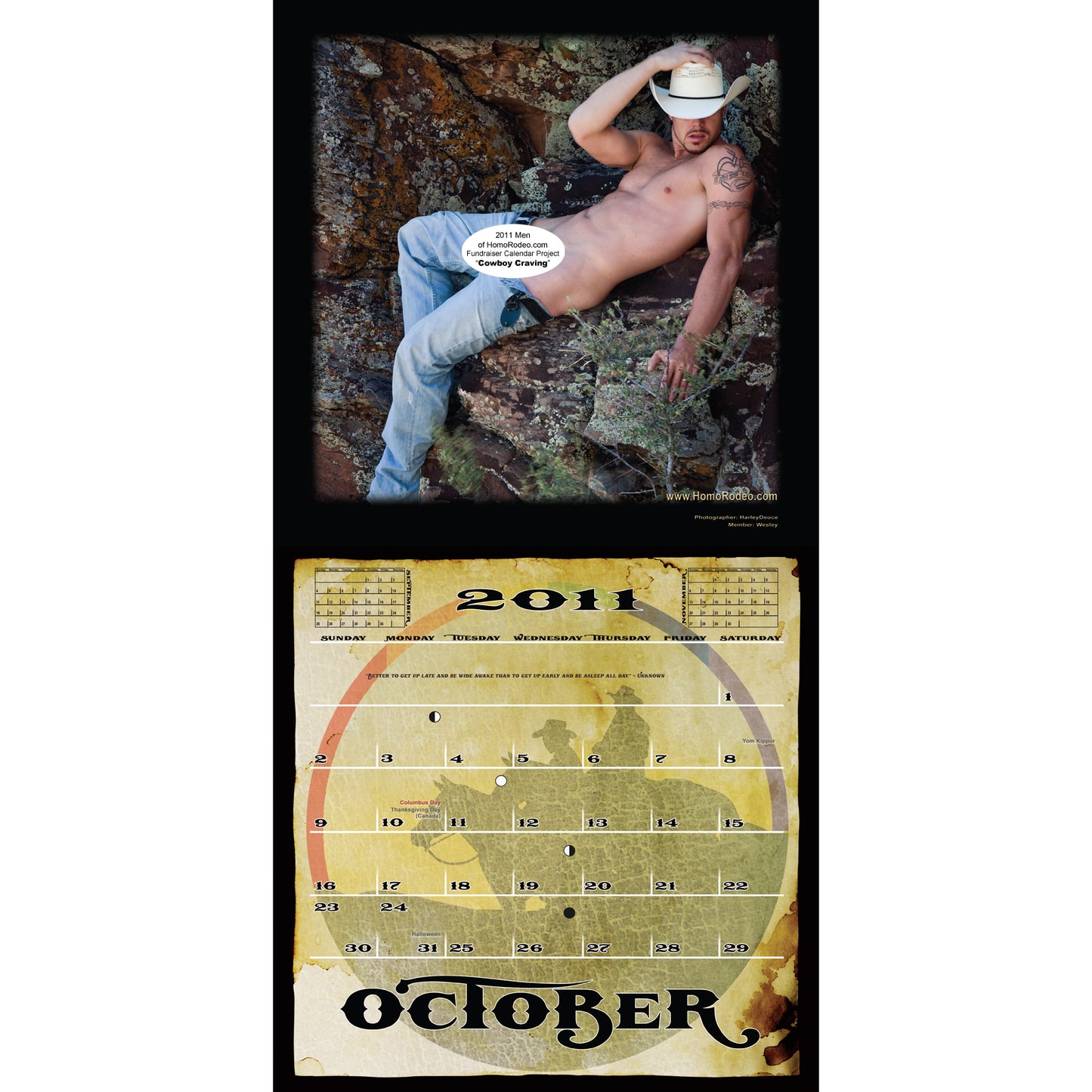 Calendars - 2011 Cowboy Craving *Full-nude image 11