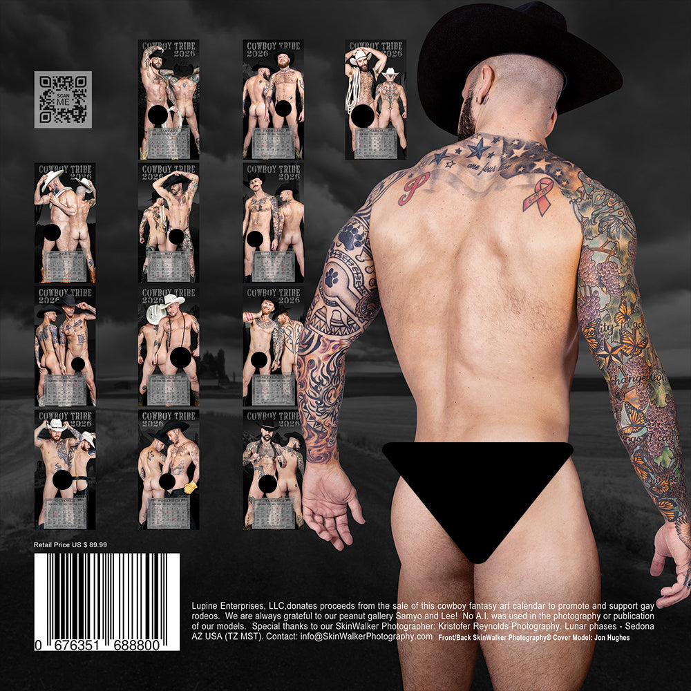 Calendars - 2026 Calendar "Cowboy Tribe" 1' x 2' CHARITY CALENDAR