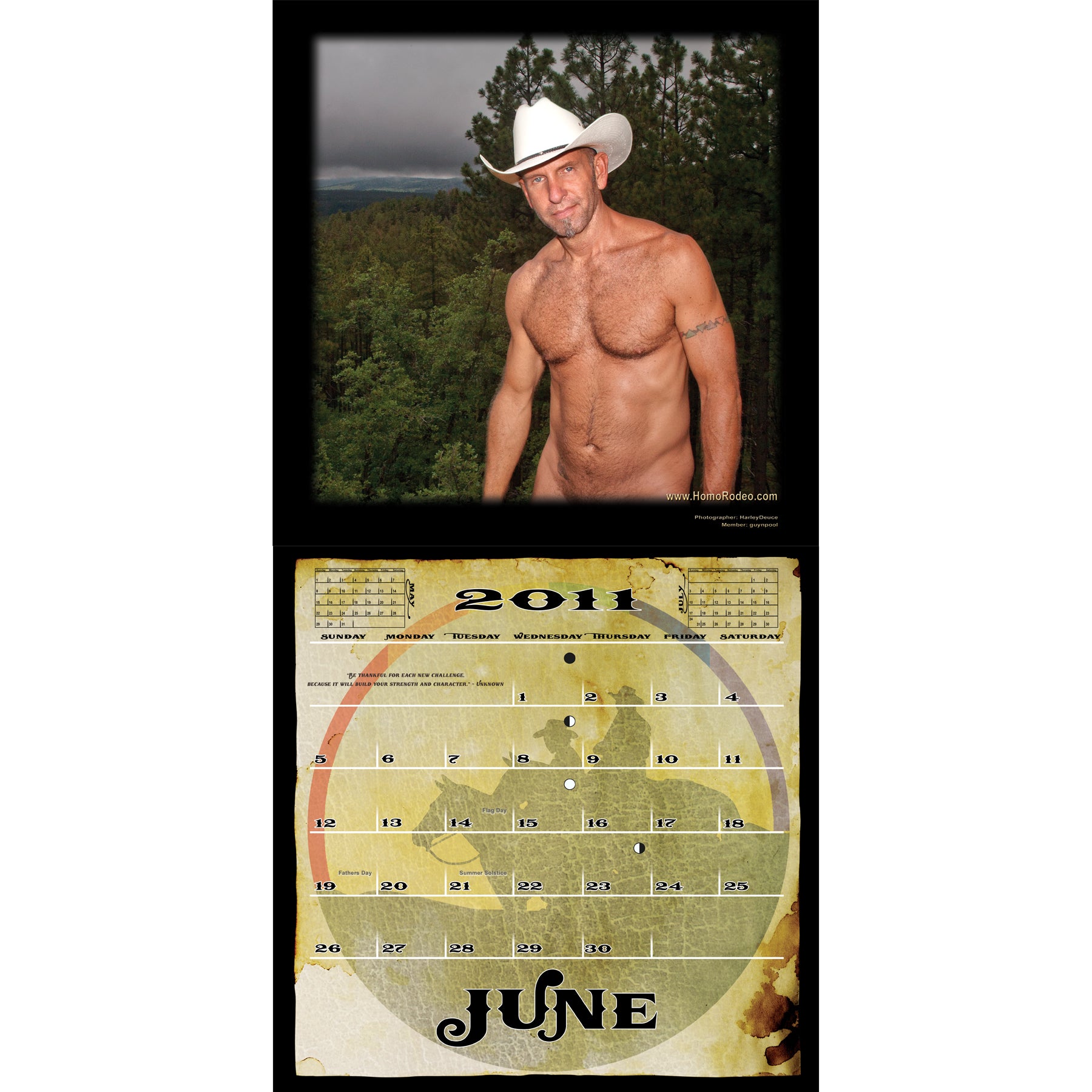 Calendars - 2011 Cowboy Desire *Semi-nude image 7