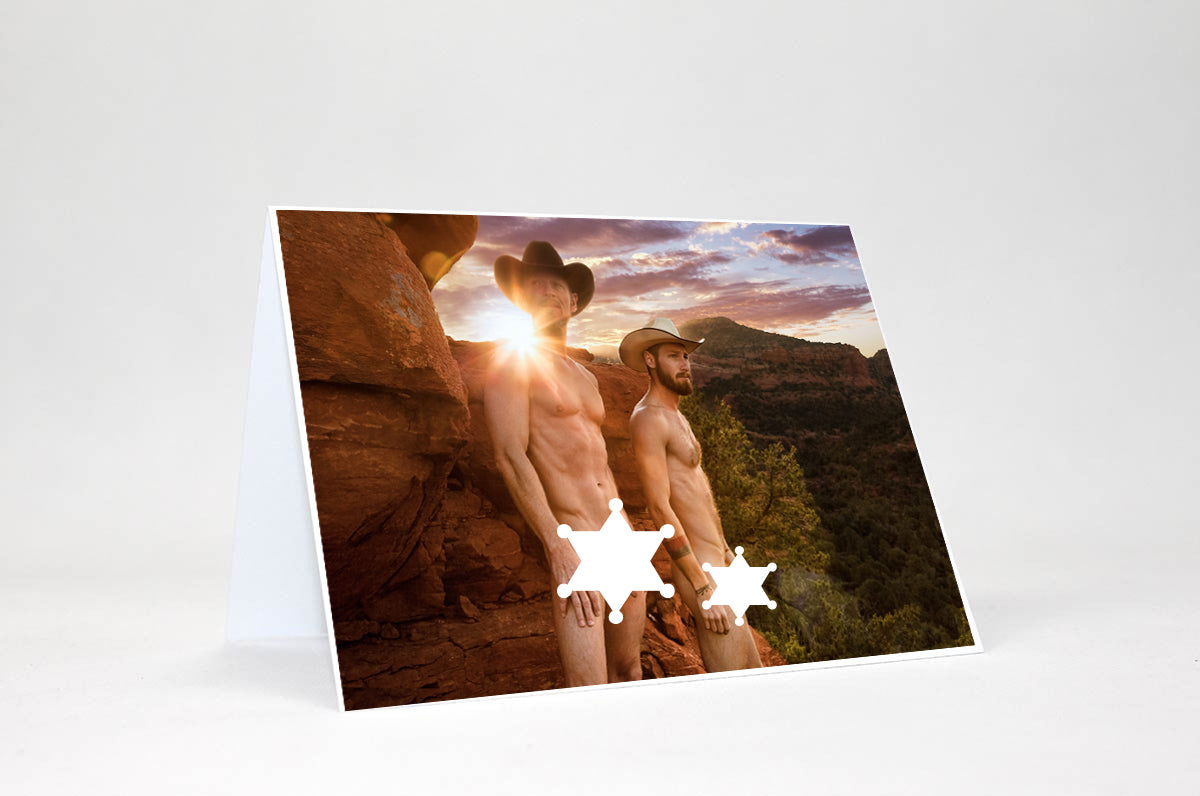 Cowboy Father/Son - Blank Cards (5/package) image 1