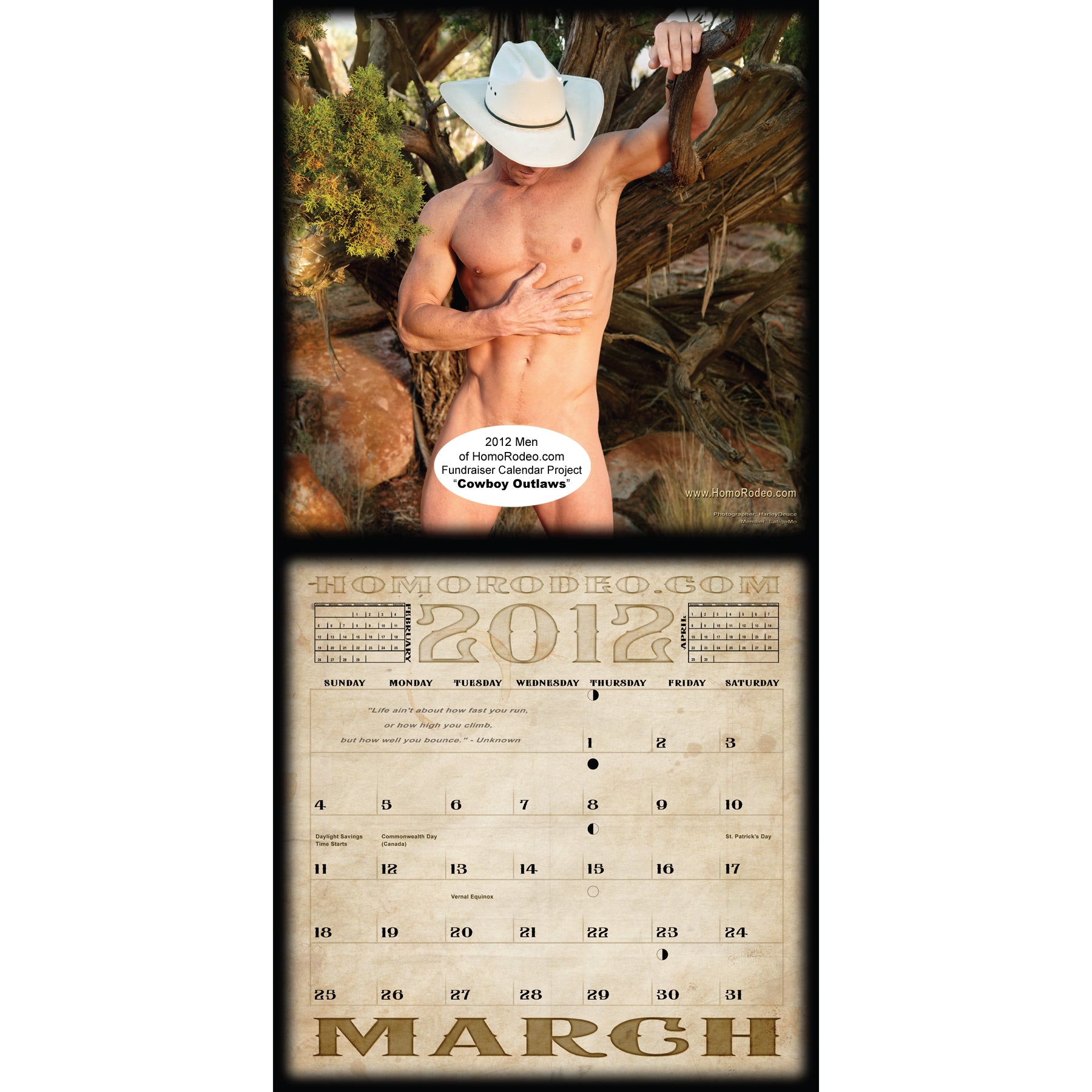 Calendars - 2012 Cowboy Outlaws *Full-nude image 4
