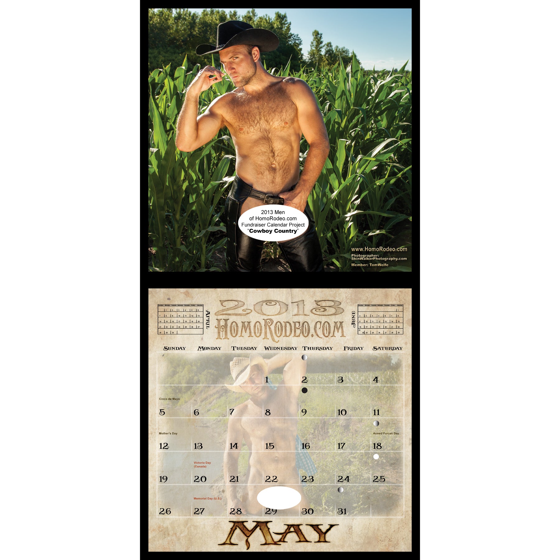 Calendars - 2013 Cowboy Country *Full-nude image 6