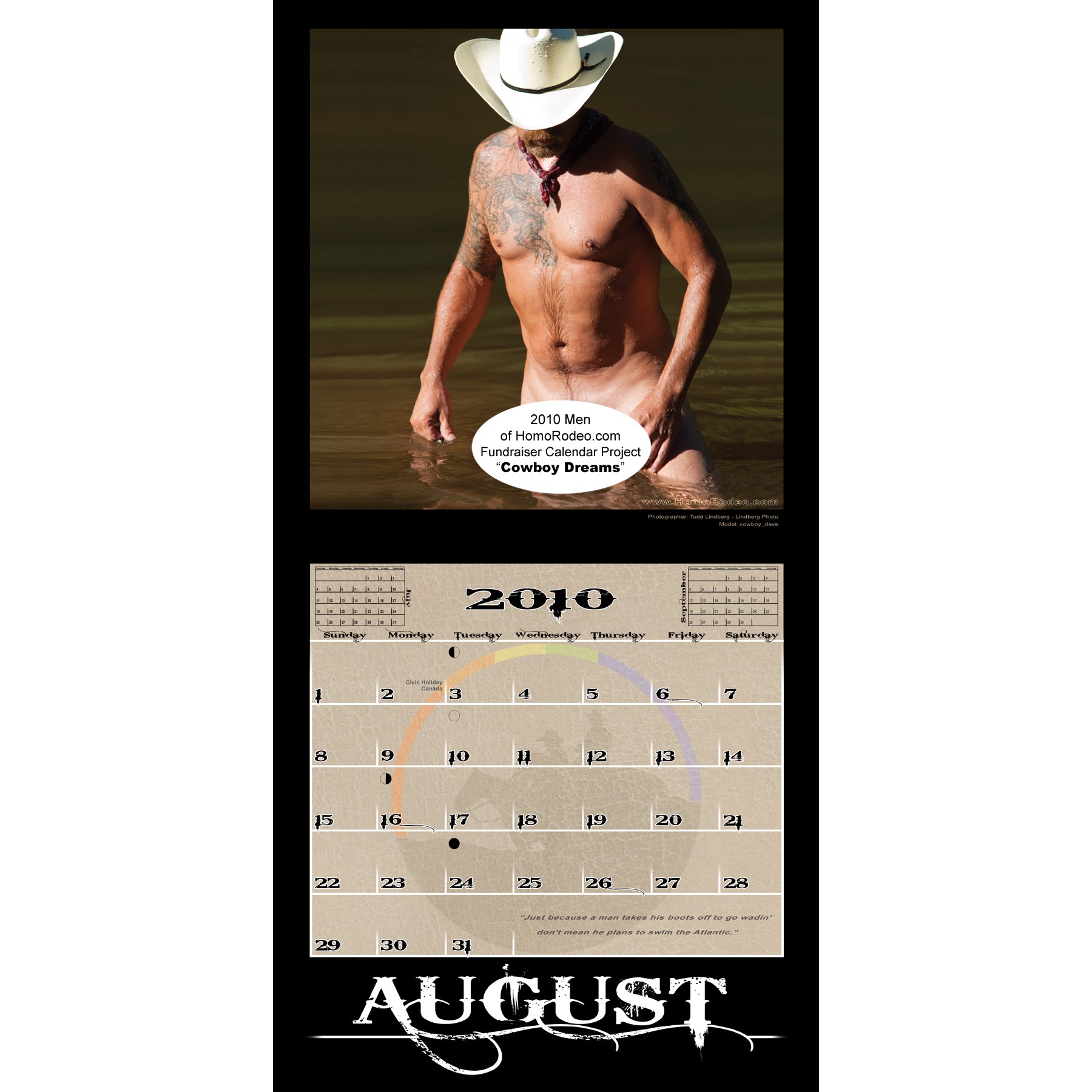 Calendars - 2010 Cowboy Dreams *Full-nude image 9