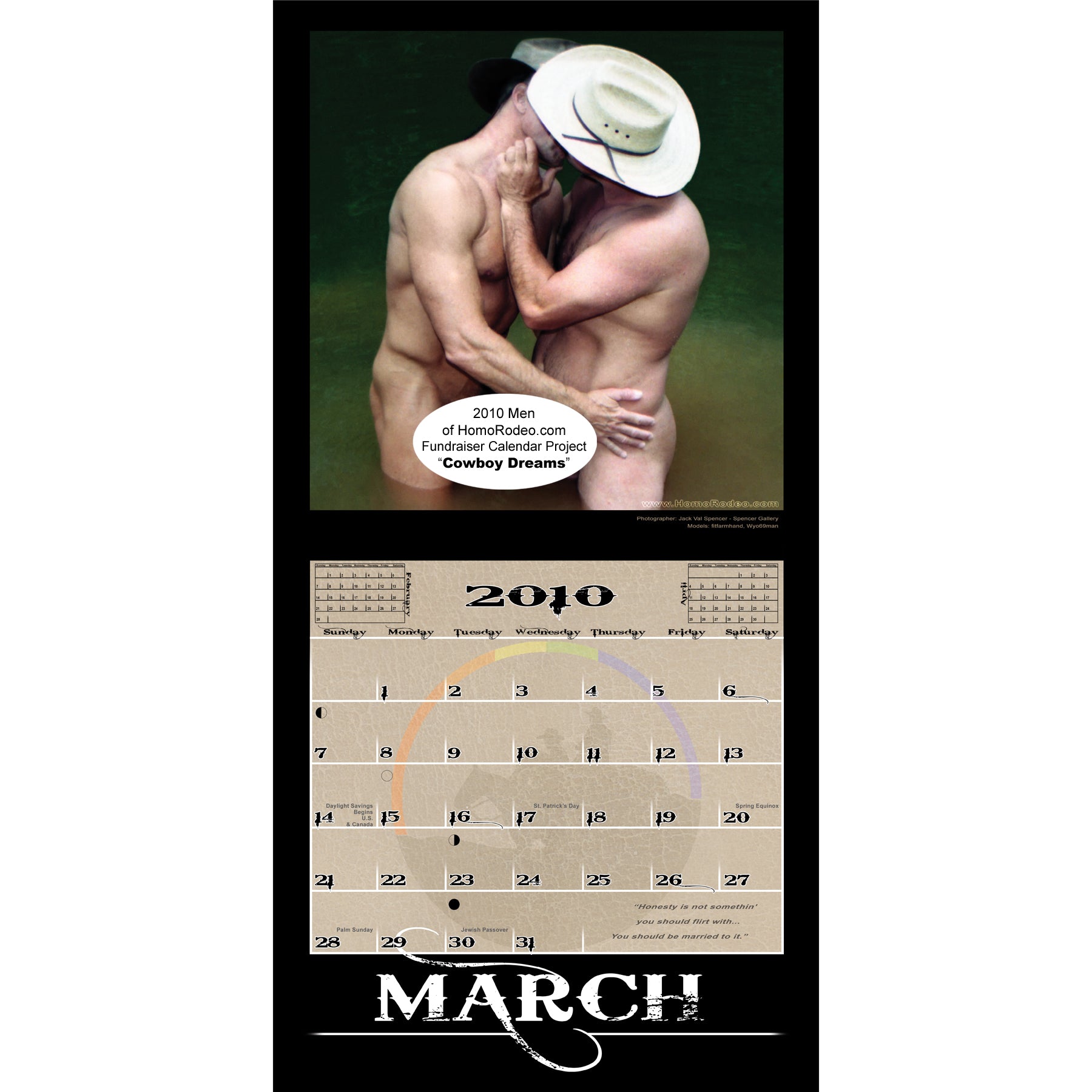 Calendars - 2010 Cowboy Dreams *Full-nude image 4