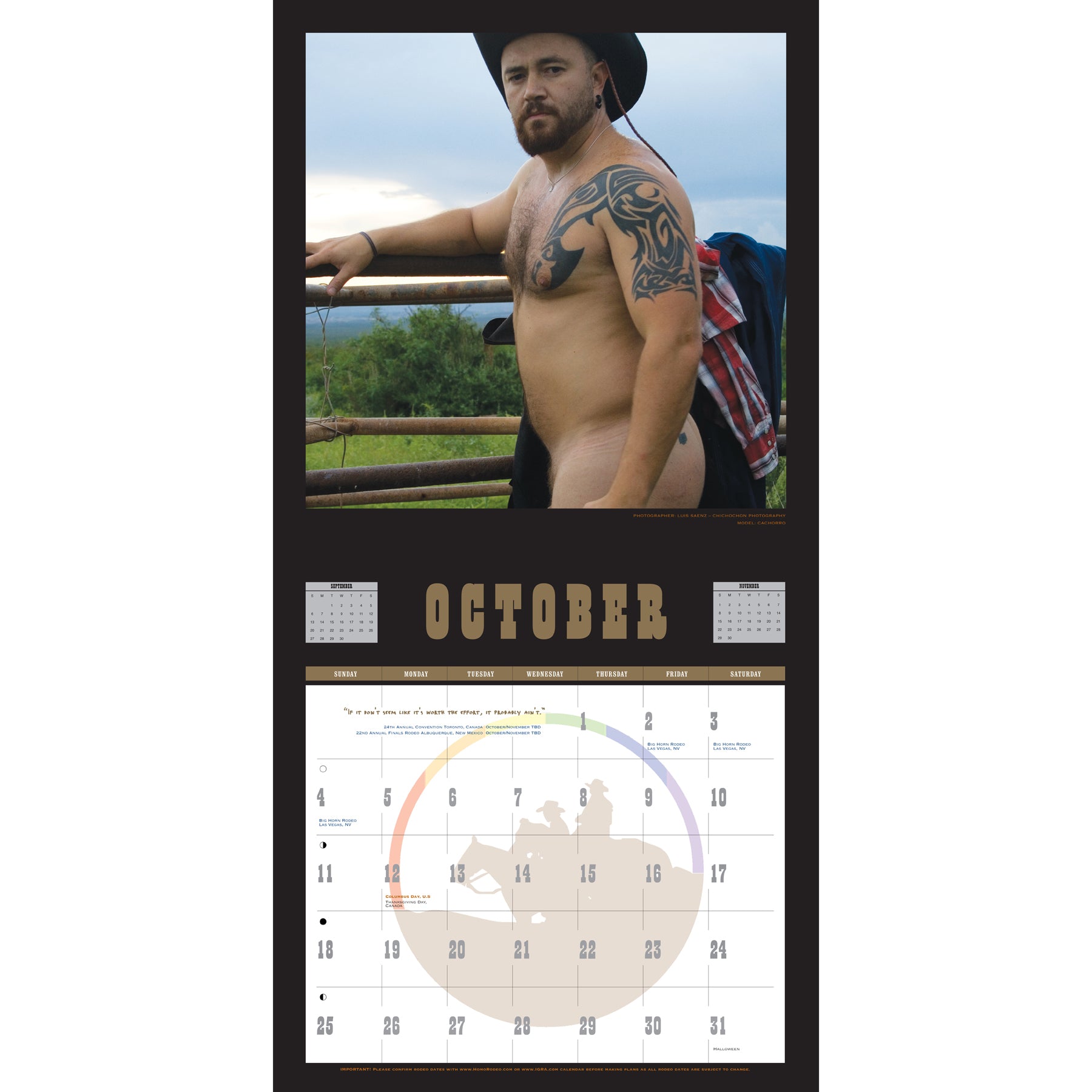 Calendars - 2009 Cowboy Fuel *Semi-nude image 11