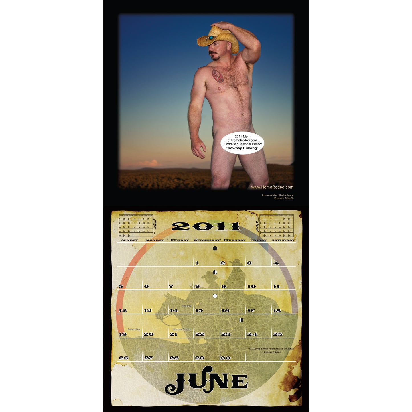 Calendars - 2011 Cowboy Craving *Full-nude image 7
