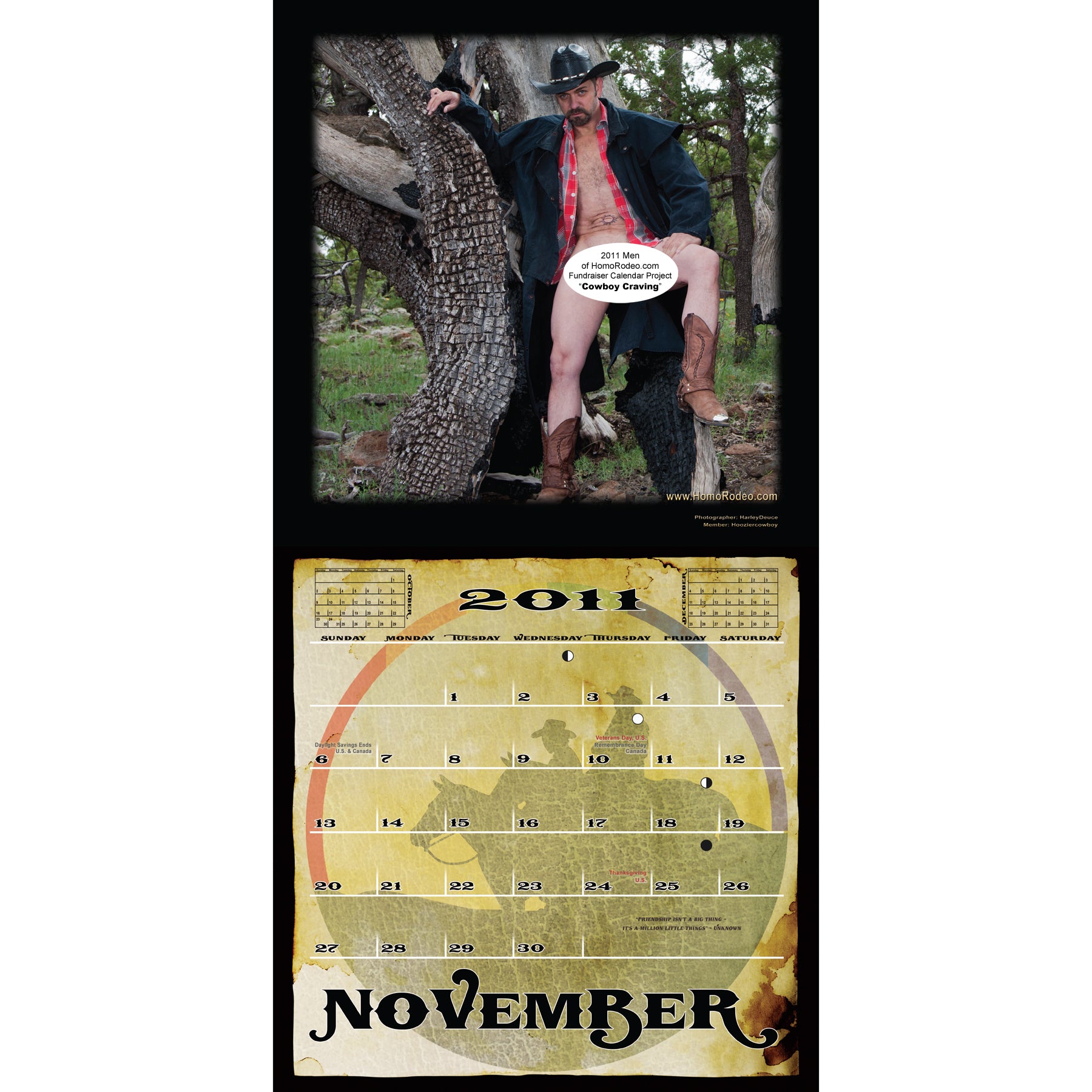 Calendars - 2011 Cowboy Craving *Full-nude image 12