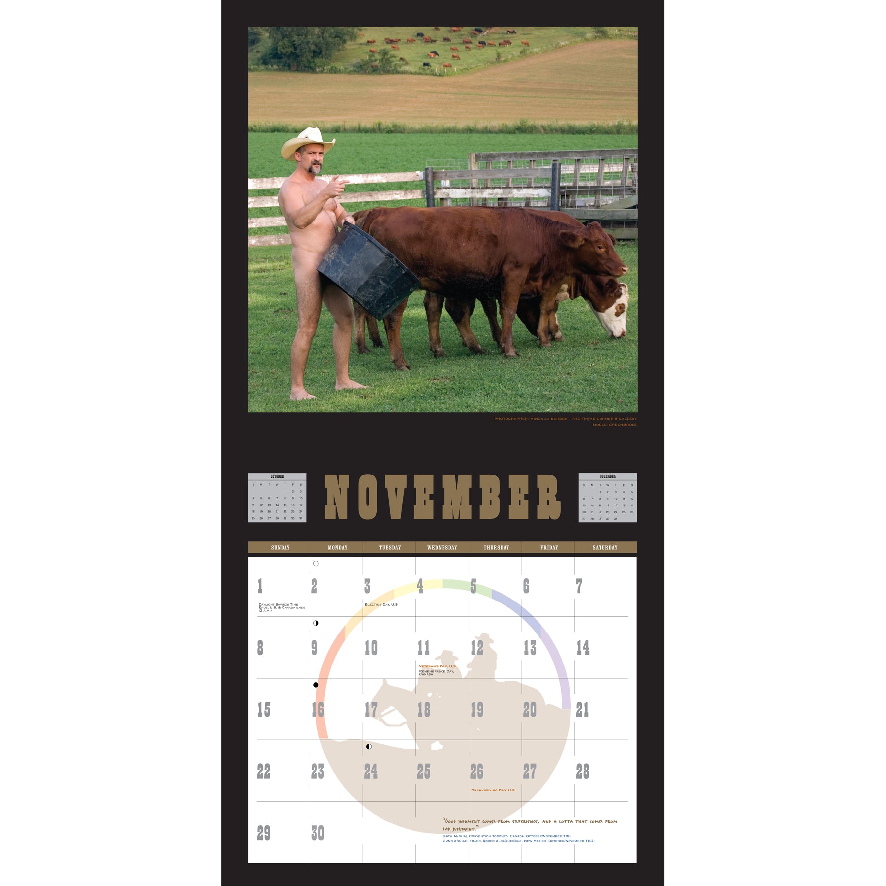 Calendars - 2009 Cowboy Fuel *Semi-nude image 12