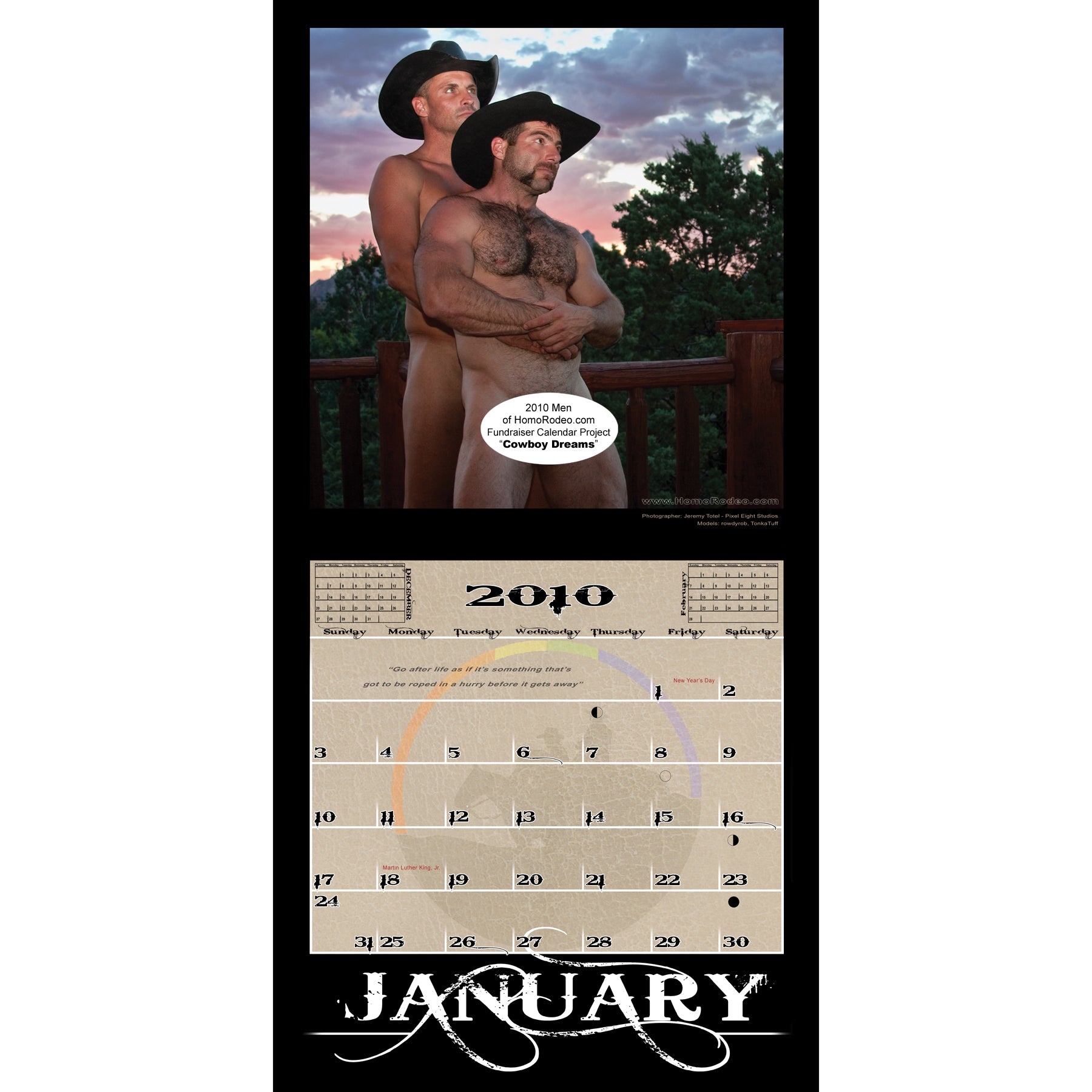 Calendars - 2010 Cowboy Dreams *Full-nude image 2