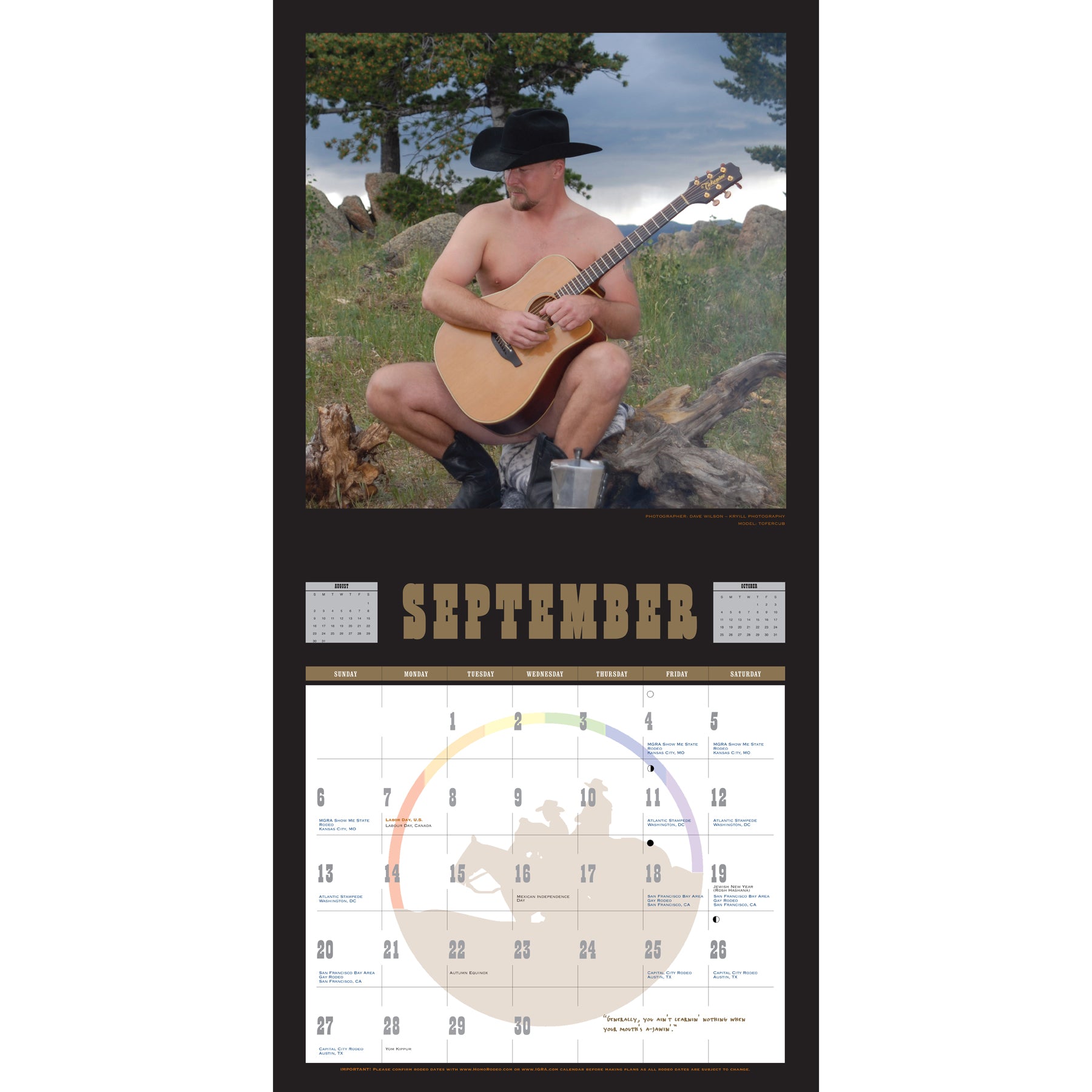 Calendars - 2009 Cowboy Fuel *Semi-nude image 10