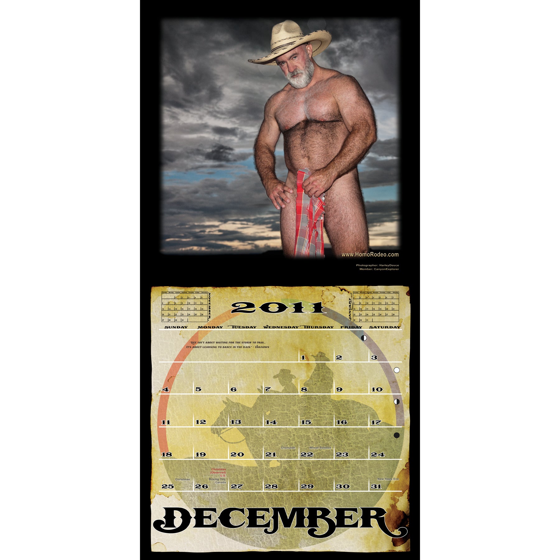 Calendars - 2011 Cowboy Desire *Semi-nude image 13