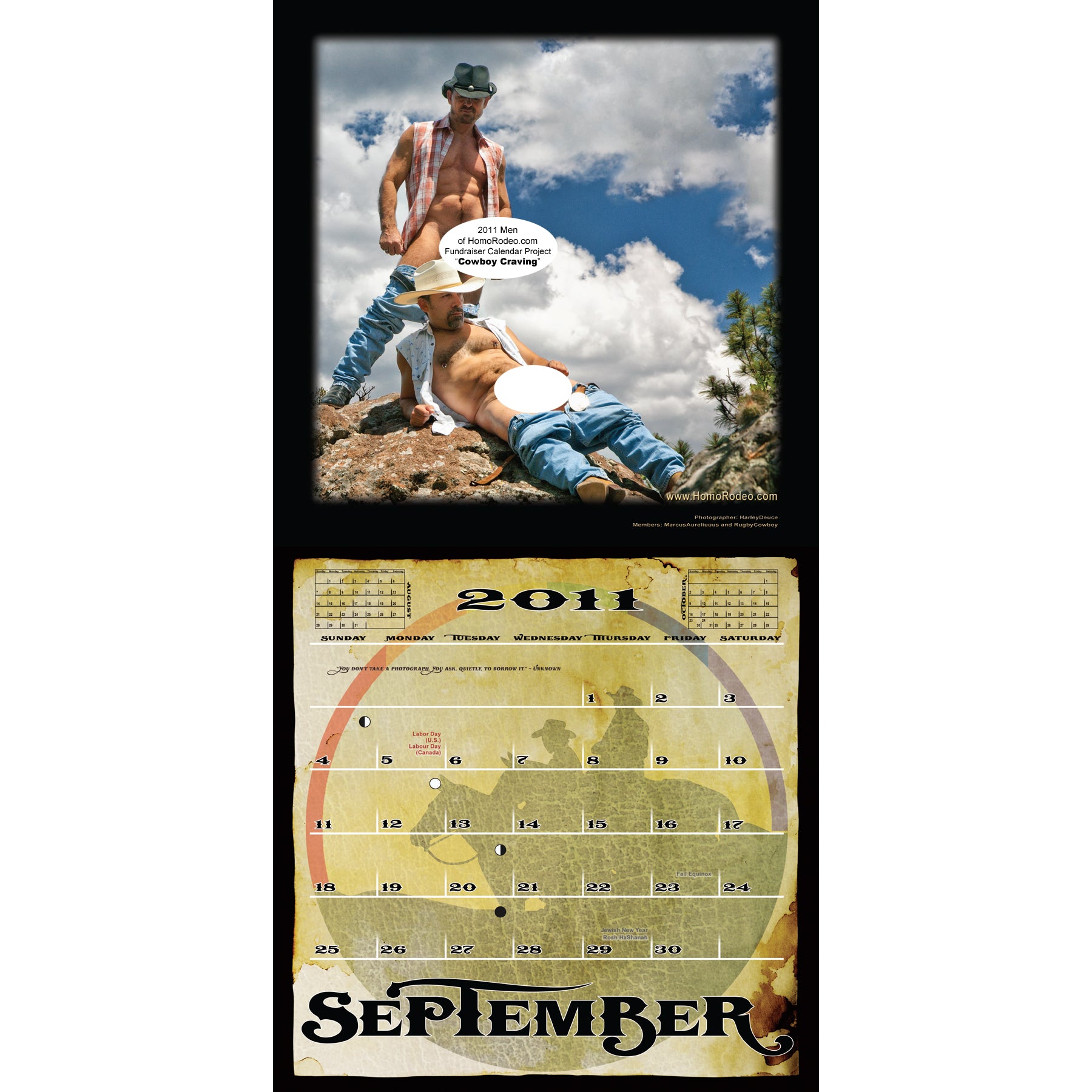 Calendars - 2011 Cowboy Craving *Full-nude image 10