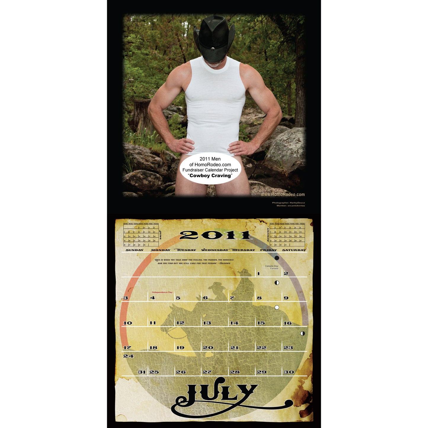 Calendars - 2011 Cowboy Craving *Full-nude image 8