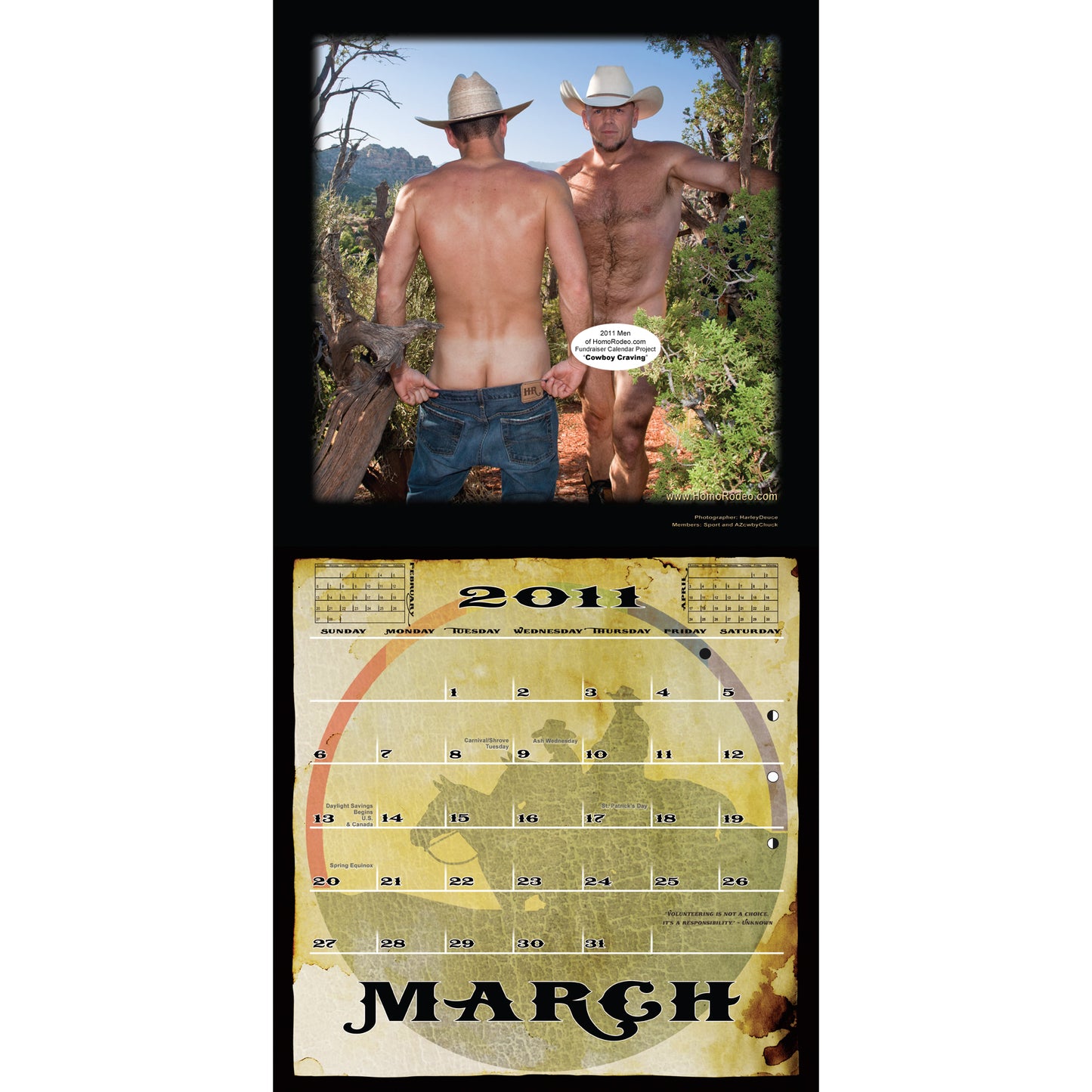 Calendars - 2011 Cowboy Craving *Full-nude image 4