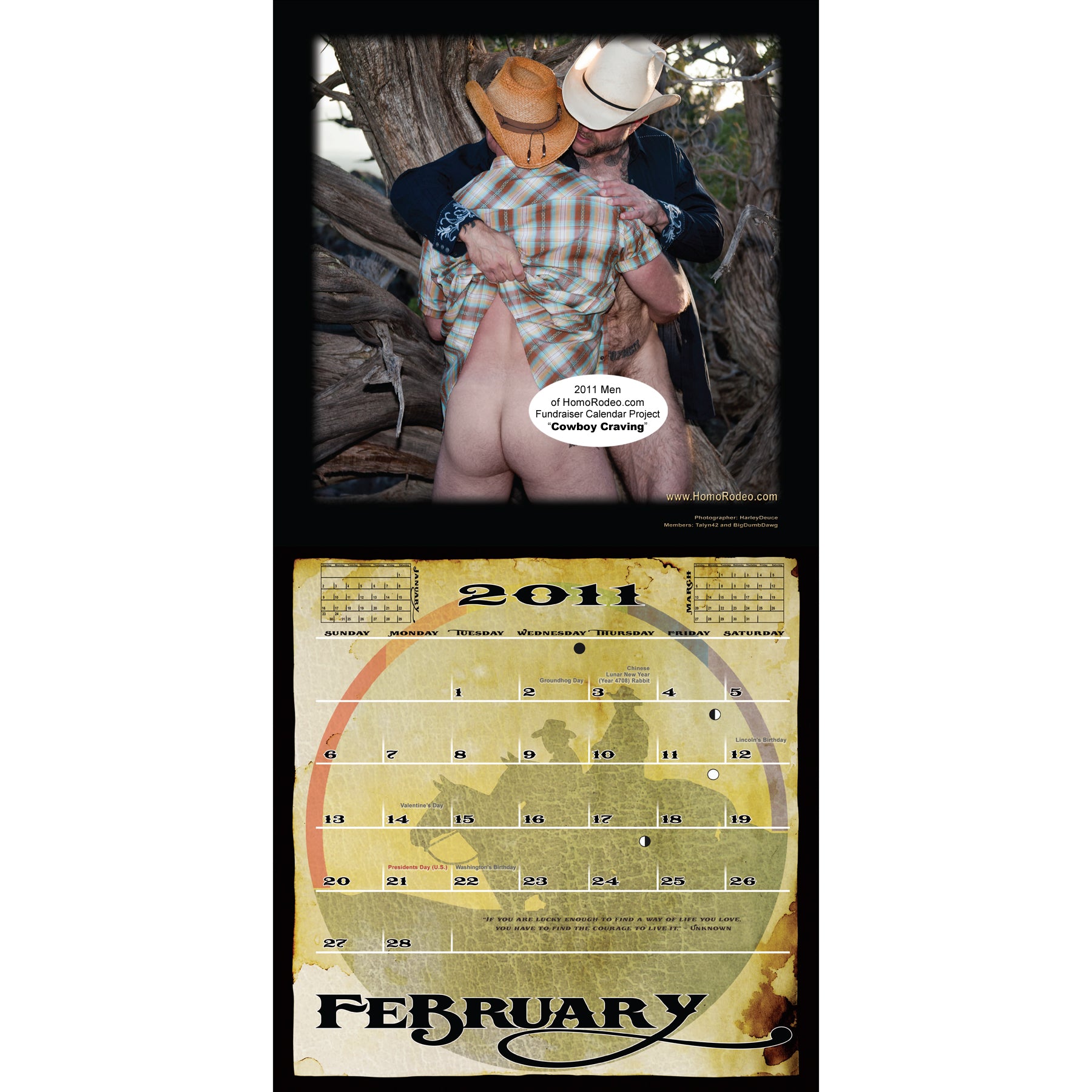Calendars - 2011 Cowboy Craving *Full-nude image 3