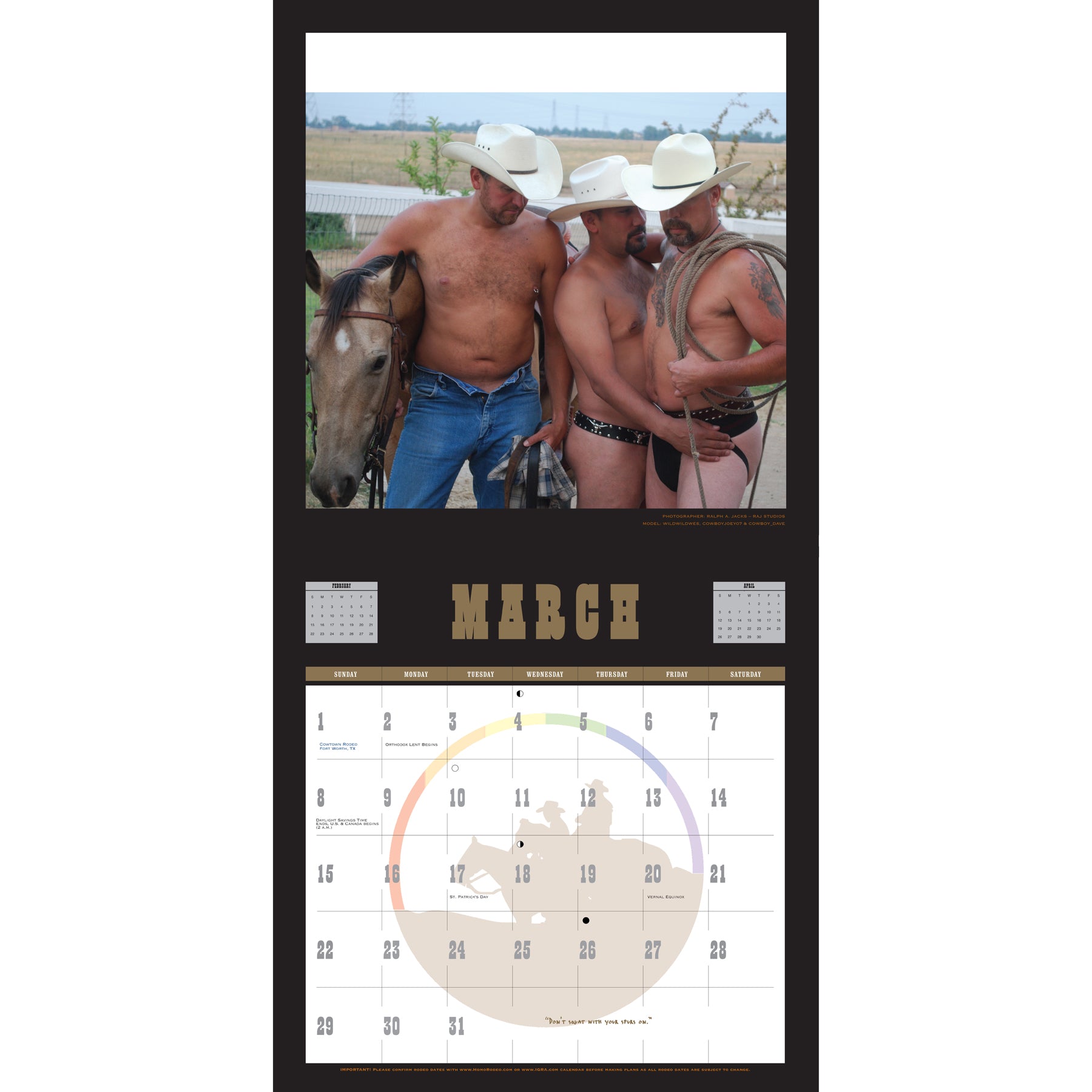 Calendars - 2009 Cowboy Fuel *Semi-nude image 4