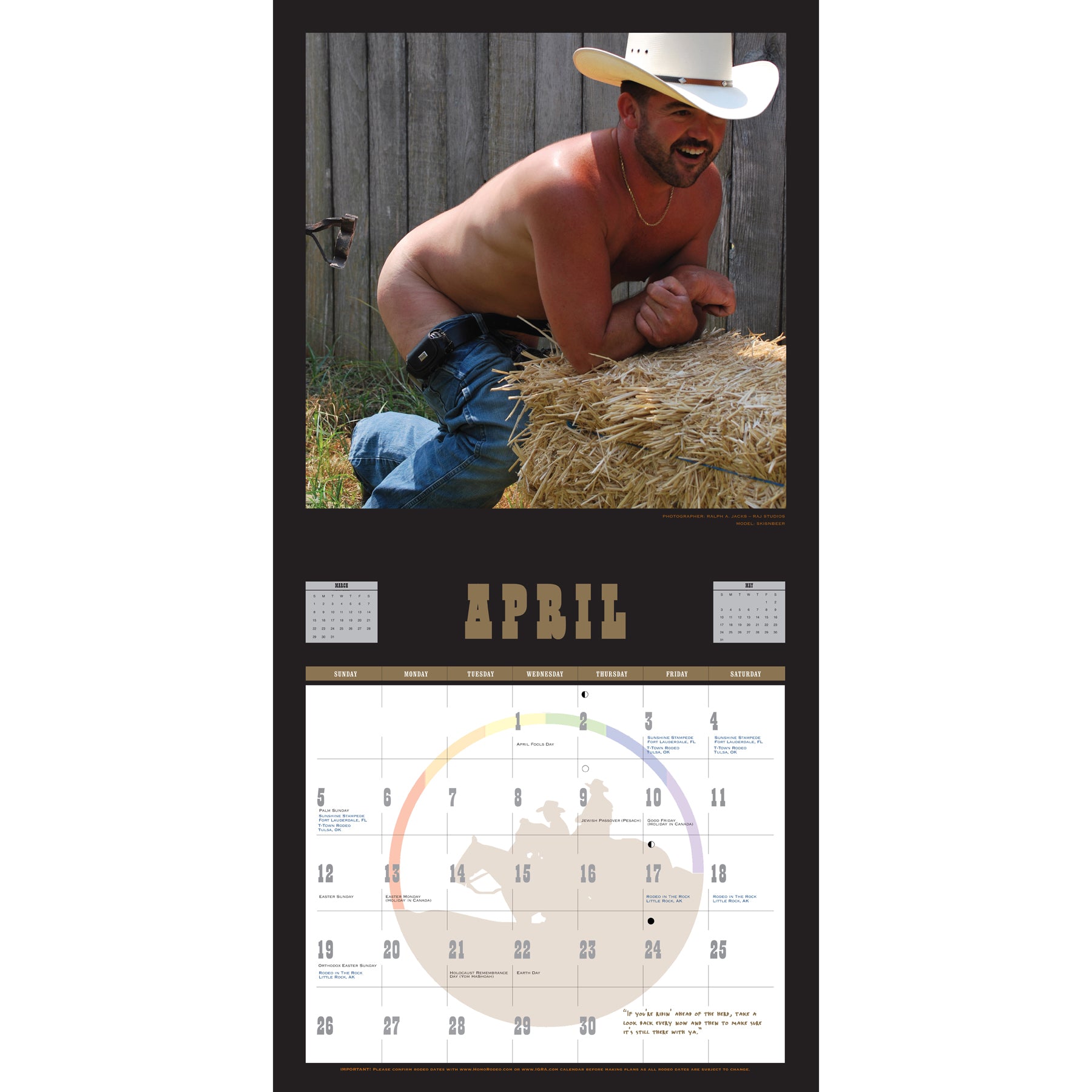 Calendars - 2009 Cowboy Fuel *Semi-nude image 5