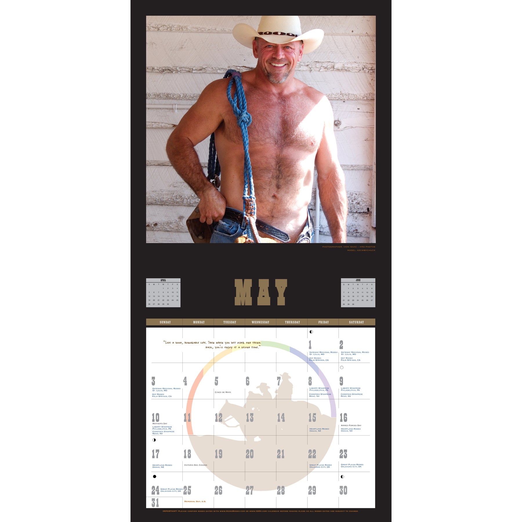 Calendars - 2009 Cowboy Fuel *Semi-nude image 6