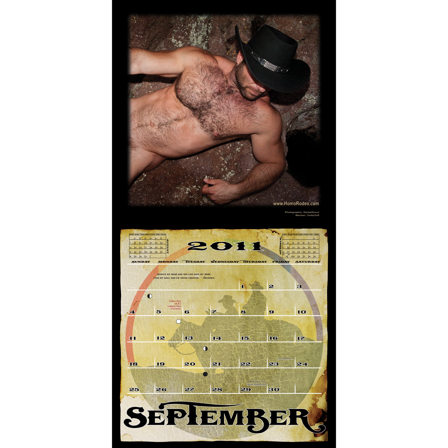 Calendars - 2011 Cowboy Desire *Semi-nude image 10
