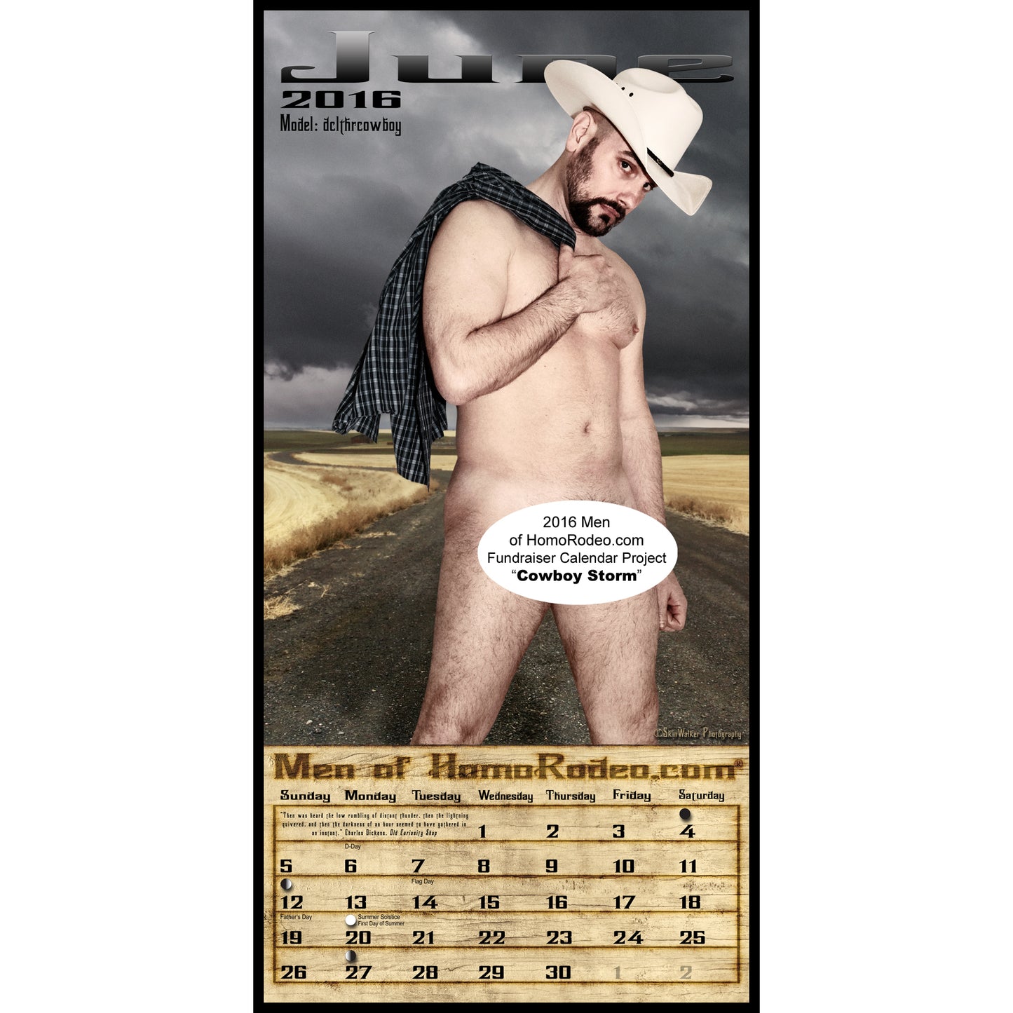 Calendars - 2016 Cowboy Nights *Full-nude image 7